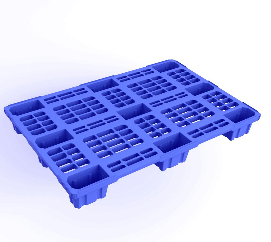 Export plastic pallet NP4-9L - 120x80cm